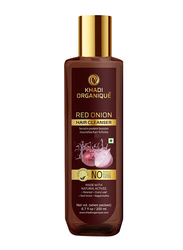 Khadi Organique Red Onion Hair Cleanser with Sulphate Free & Paraben Free for All Hair Types, 200ml