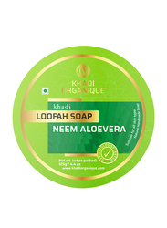 Khadi Organique Neem & Aloe Vera Loofah Soap, 125gm
