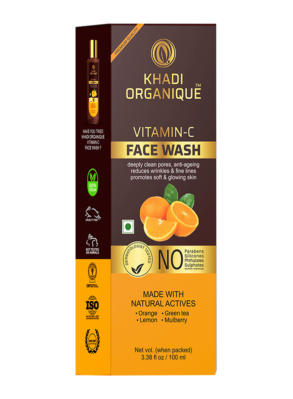 Khadi Organique Vitamin C Face Wash, 100ml