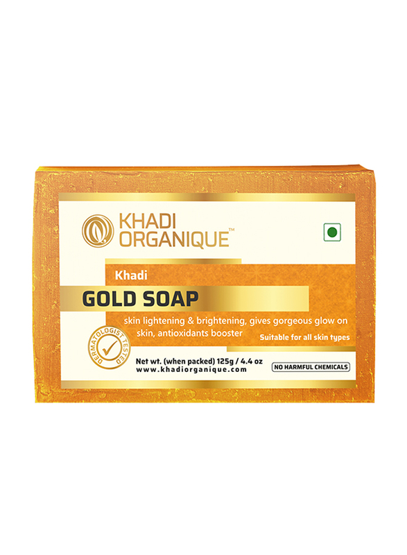 

Khadi Organique Gold Soap, 125gm