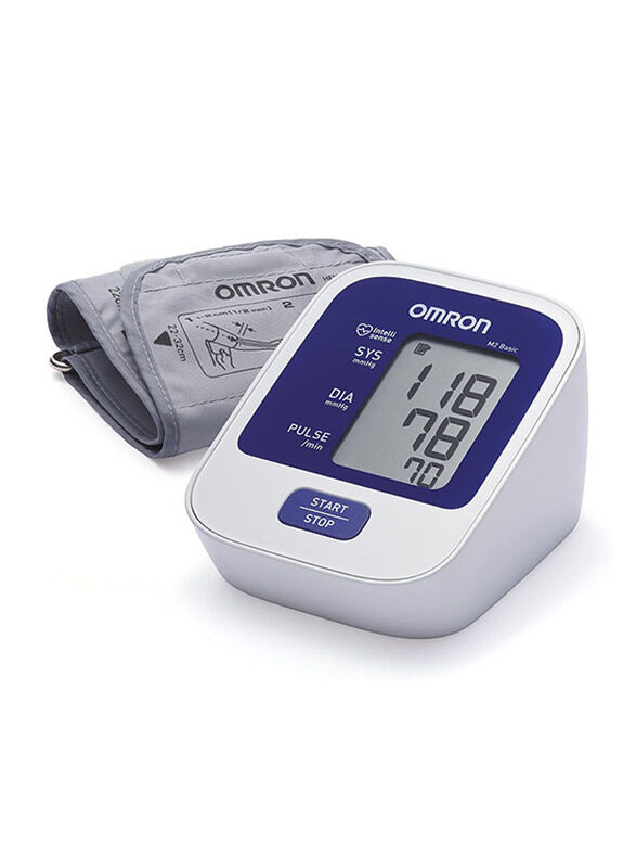 

Omron M2 Basic Automatic Blood Pressure Monitor, Grey