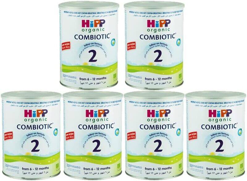 Hipp Milk Stage 2 BABY Follow-On Formula From 6 to 12 Months 800grams Pack of 6