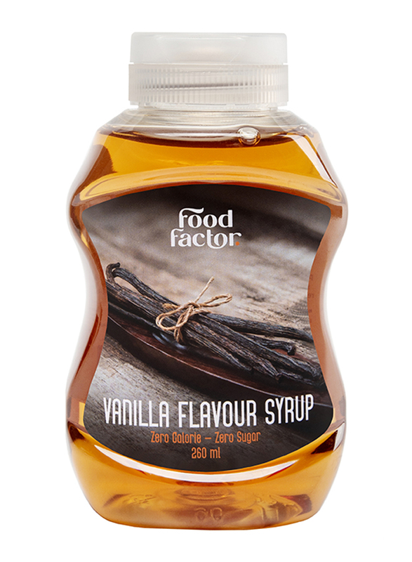 Food Factor Vanilla Syrup Zero Sugar, 260ml