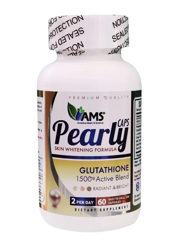 

Ams Pearly Skin Whitening Formula Dietary Supplement, 60 Capsules