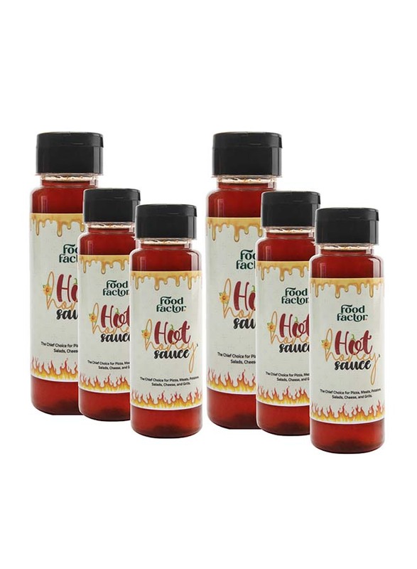 Food Factor Hot Honey Sauce Infusion Between Honey and Chili, 6 Bottlesx 340g