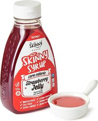 The Skinny Food Co. Zero Calorie Syrup, Gluten-Free, Fat-Free, Zero Calorie, Vegan, Sugar-Free Syrup - 425 ml (STRAWBERRY JELLY)