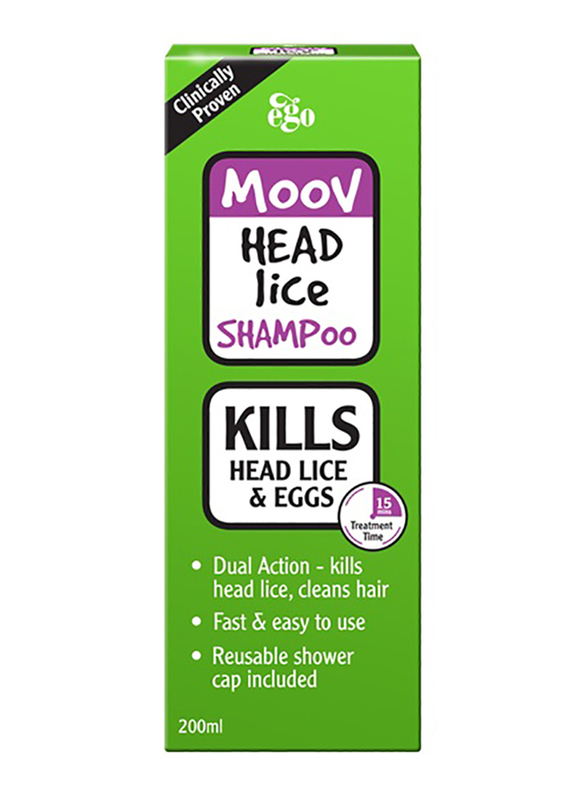 Ego Moov Head Lice Shampoo for All Hair Types, 200ml