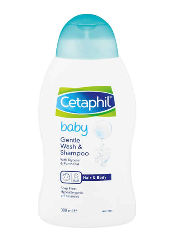 Cetaphil 300ml Baby Gentle Wash & Shampoo with Glycerin & Panthenol