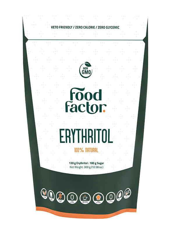 

Food Factor Erythritol Sweetener 100% Natural, 300g