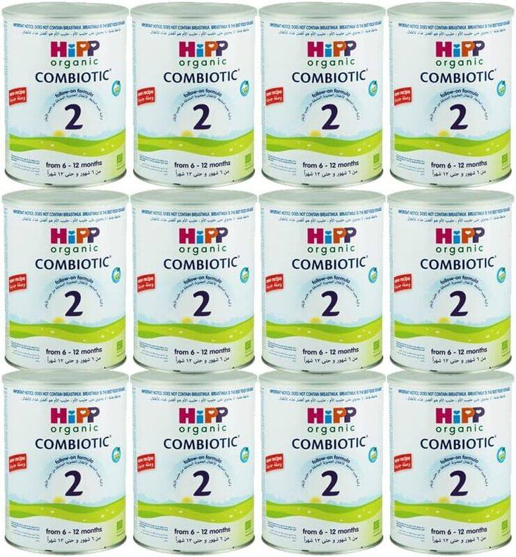 

Hipp Organic HIPP Combiotic Stage 2 Follow-On Formula From 6 to 12 Months 800grams PACK OF 12