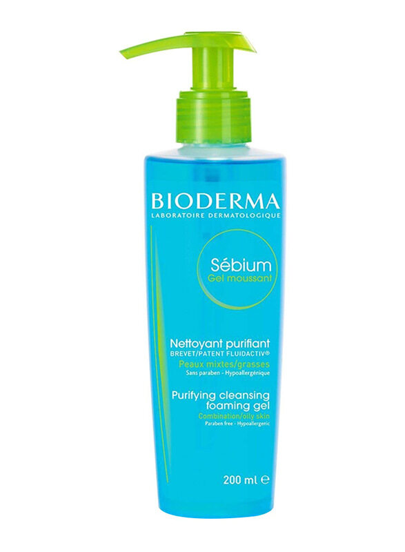 

Bioderma Sebium Purifying Cleansing Foaming Gel for Oily Skin, 200ml