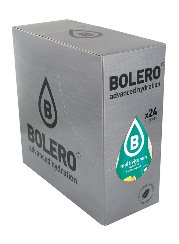 Bolero Advanced Hydration Sugar Free Multivitamin Fruit Flavoured Drink, 24 Sachets x 9ml