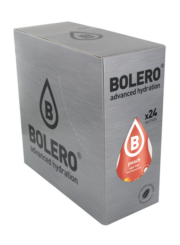 

Bolero Advanced Hydration Sugar Free Peach Fruit Flavoured Drink, 24 Sachets x 9ml