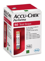 Accu-Chek Performa Test Strips, 50 Strips, White