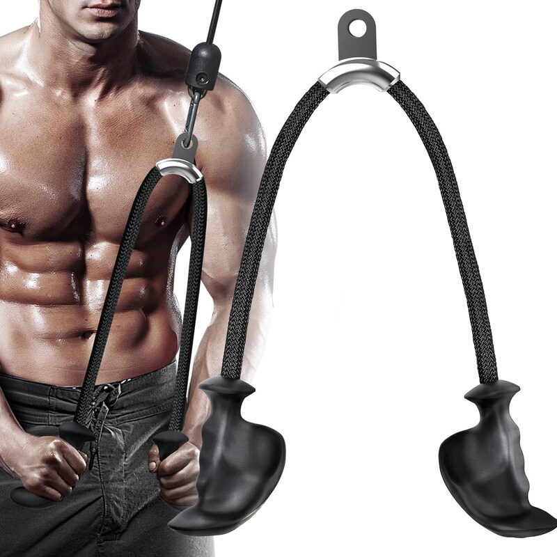 

Harley Fitness Tricep Rope Cable Attachment, Black