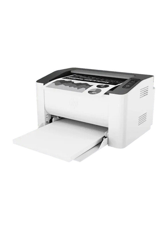 

HP LaserJet 107W Mono Black and White Laser Printer, White
