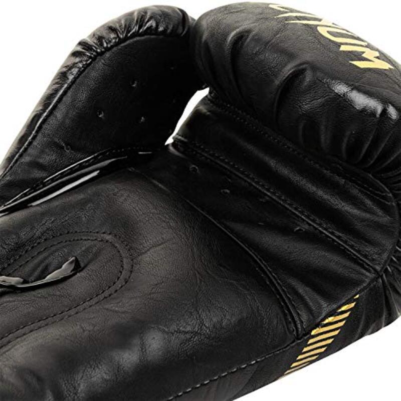 Venum 8 Ounce Combat Sports Boxing Gloves, Black