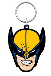 Marvel Wolverine Head Soft Touch Key Ring, One Size, Multicolour