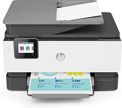 HP Office Jet Pro 9013 1KR49B All-in-One Wireless Printer, White/Black