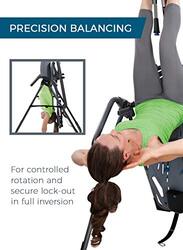Teeter Fitspine X3 Inversion Table Deluxe Easy-To-Reach Ankle Lock Back Pain Relief Kit, Grey