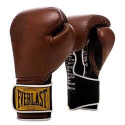 Everlast 12 Ounce Combat Sports Sparring & Training Gloves, Brown