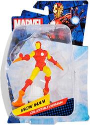 Marvel Avengers Diorama Iron Man 2.75 inches Figurine, Red/Yellow