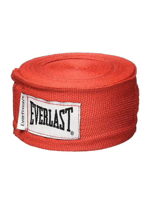 

Everlast 108-inch Level 1 Cotton/Polyester Hand Wraps, EVER 4455RP, Red