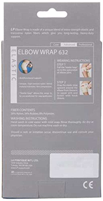 LP Support Elbow Elastic Wrap, One Size, 632, Beige