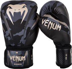 Venum 497-16-OZ Impact Boxing Gloves, Blue/Black