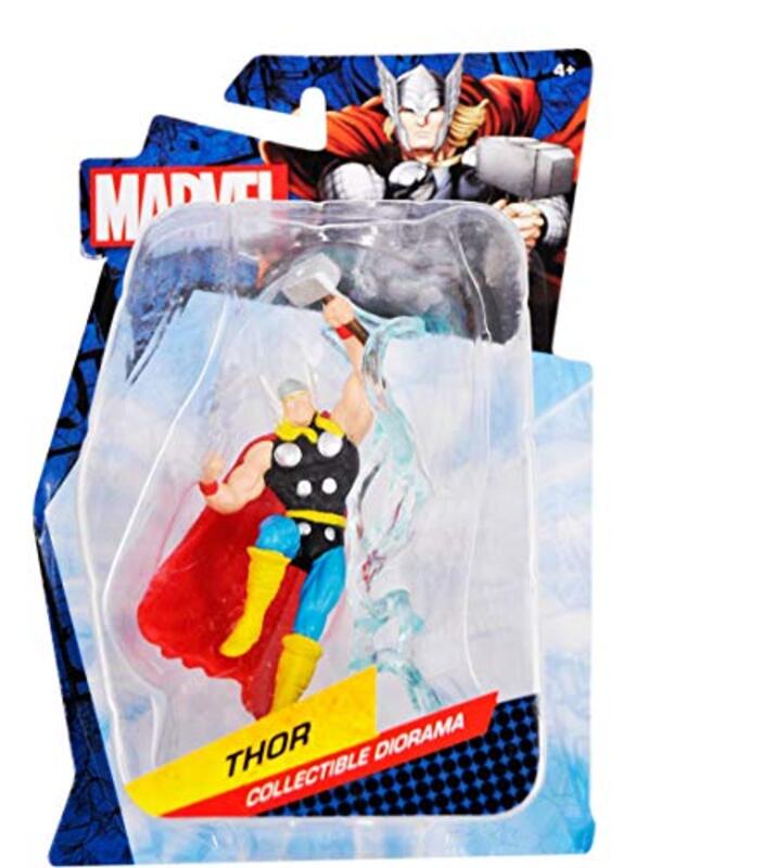 Marvel Avengers Diorama Thor 2.75 inches Figurine, Multicolour