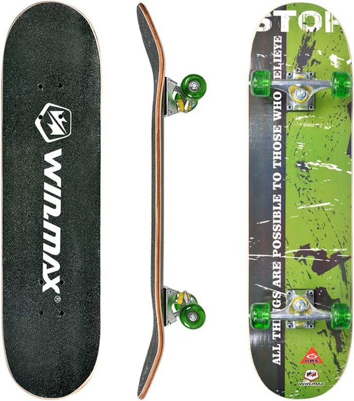 Winmax Heavy Duty Skateboard, WNM-3087, Black