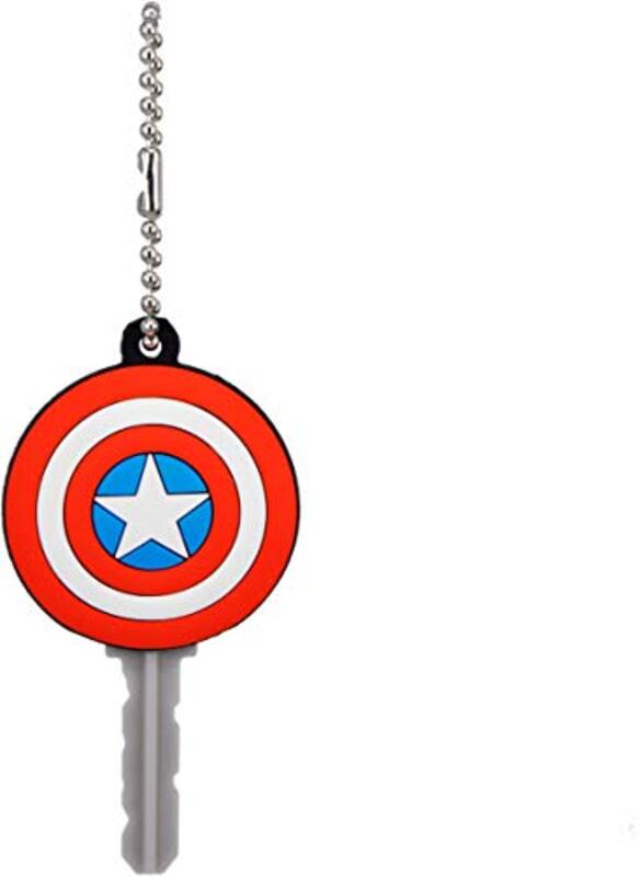 Marvel Avengers Captain America Logo Soft Touch Key Holder, One Size, Red