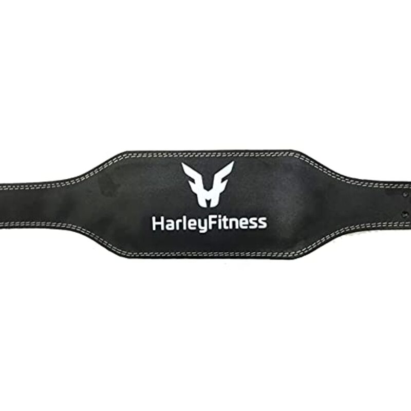 Harley Fitness Leather Weight Lifting Belt, Medium, Black