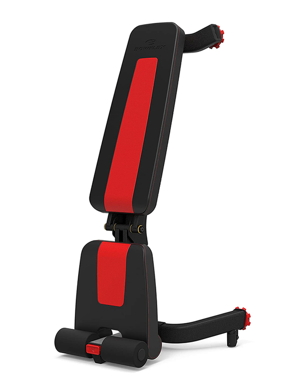 Bowflex 5.1S Stowable Bench, NH100675, Black/Red