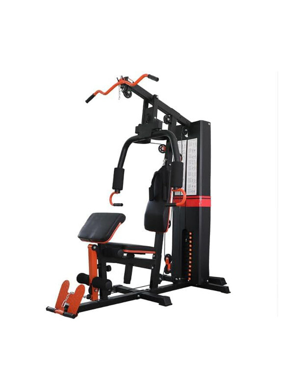 

Harley Fitness Single Station Multi Gym, 3 Pieces, Back/Red