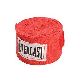 Everlast 120 cm Combat Sports Hand Wraps, Red