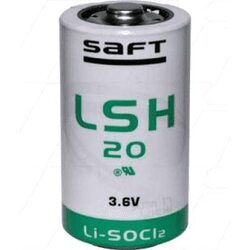 Saft 3.6V Batteries, White