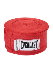Everlast 180-inch Level 2 Cotton/Polyester Hand Wraps, EVER 4456R, Red