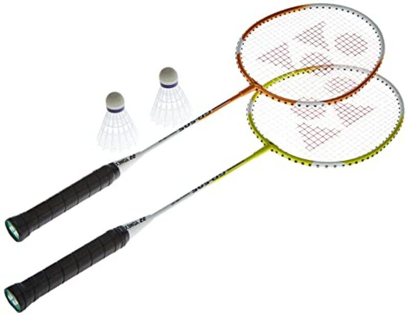 

Yonex Unisex 2 Badminton Racket and 2 Shuttlecocks, One Size, Multicolour