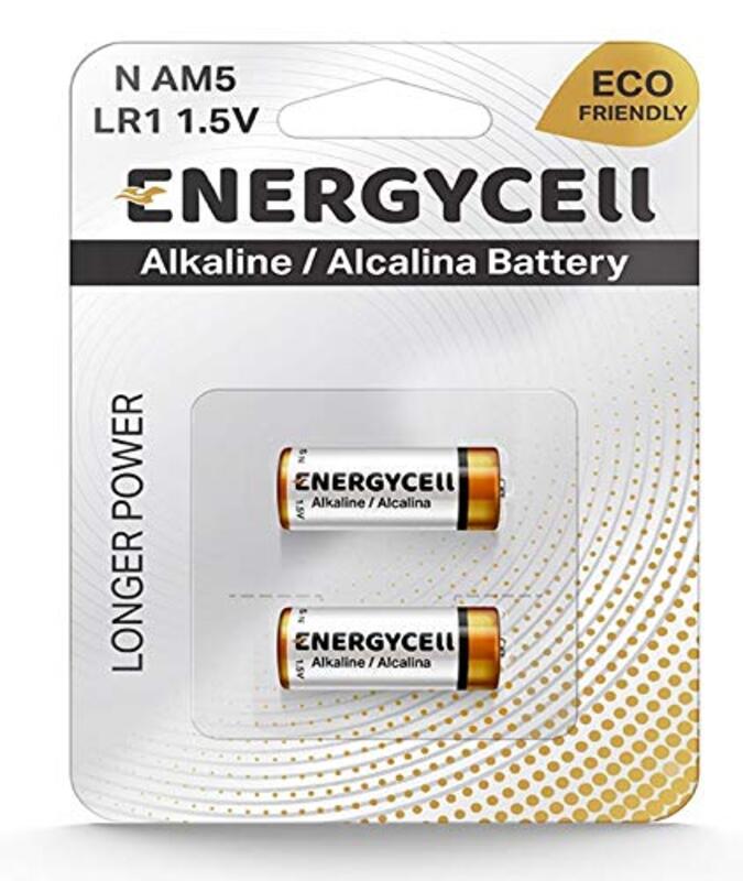 Energycell N Size 1.5V Alkaline Batteries, 20 Pieces, Silver