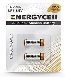 Energycell N Size 1.5V Alkaline Batteries, 20 Pieces, Silver