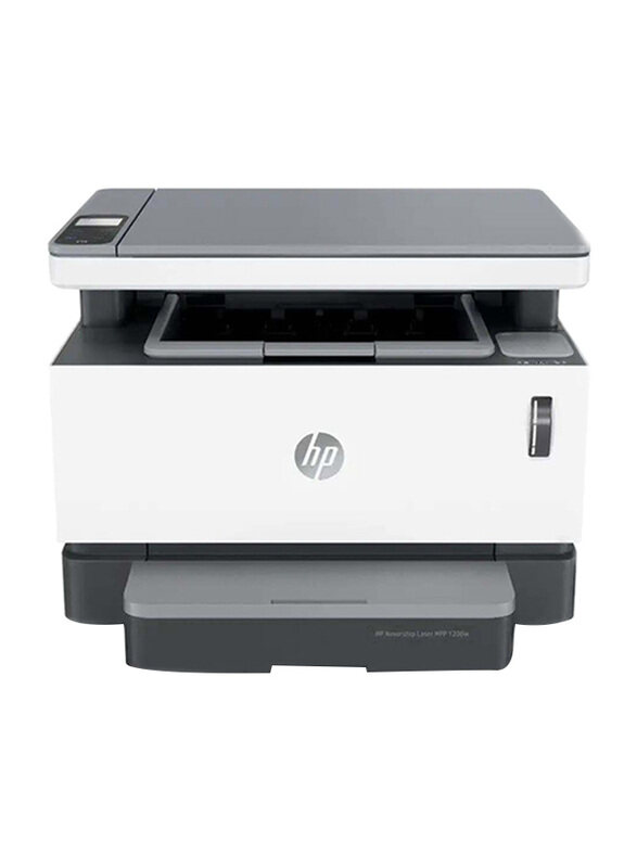 

HP Neverstop 1200W MFP 4RY26A All-in-One Printer, White/Black