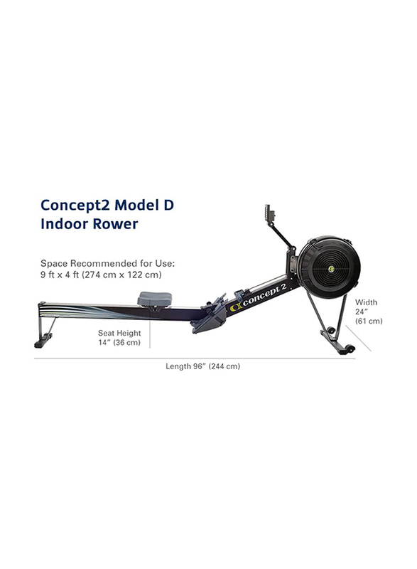 Concept 2 Model D Indoor Rower with PM5 Monitor, Multicolour