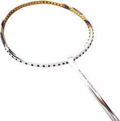 Li-Ning Super Series SS21 G5 Unstrung Badminton Racquet, Size 1, White/Black