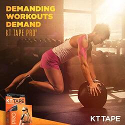 KT Tape Pro 20 Precut Kinesiology Tape, Orange