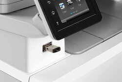 HP Color LaserJet Pro M283FW Wireless All-in-One Laser Printer, White