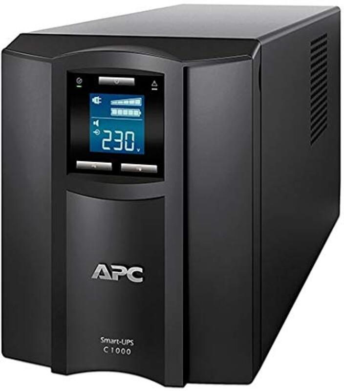 APC 1000VA Smart-UPS with LCD,230V, SMC1000I, Black