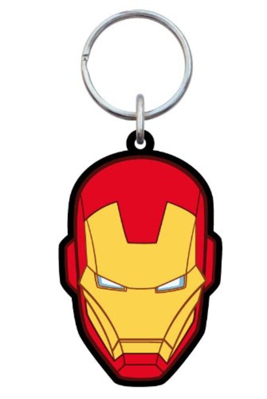 Marvel Iron Man Soft Touch Key Ring, One Size, Red