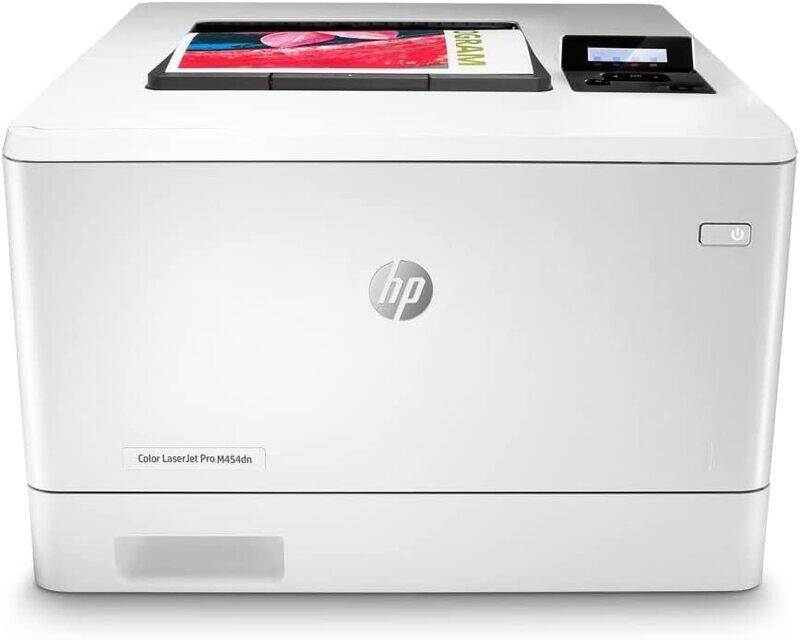 

HP Color LaserJet Pro M454DN Laser Printer, White