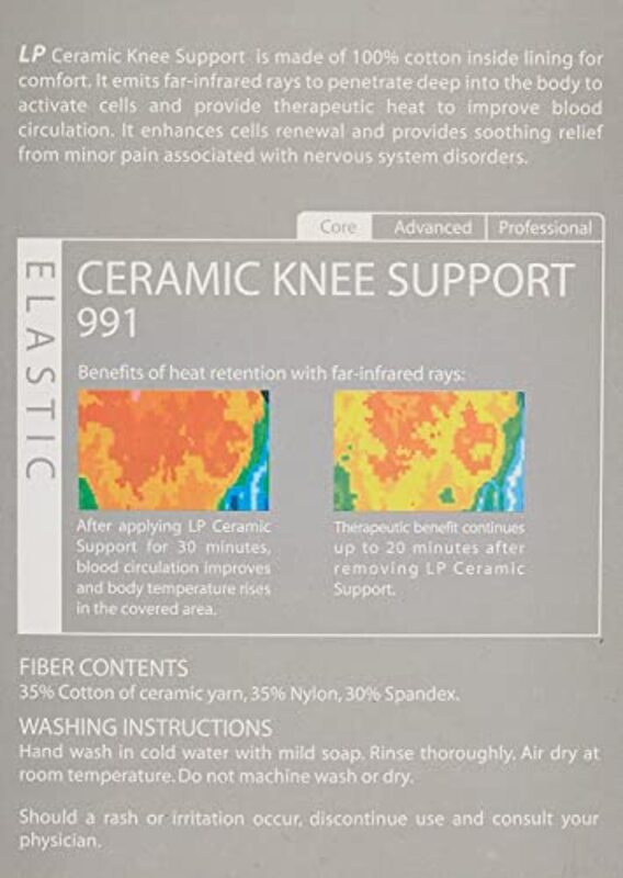 LP Support Ceramic Knee Support, X-Large, 991, Beige